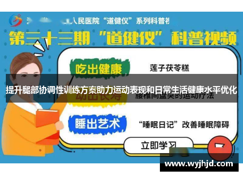 提升腿部协调性训练方案助力运动表现和日常生活健康水平优化